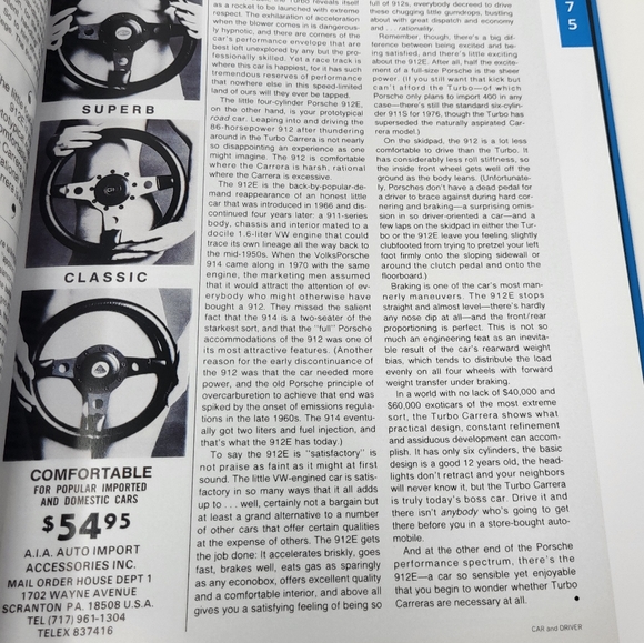 Car and Driver Iconic Cars Porsche Hard Cover Book New - Picture 5 of 7